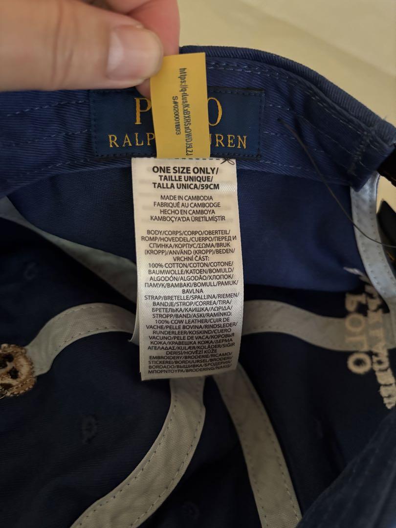 papemaci‼️Polo Ralph Lauren ネイビーキャップ