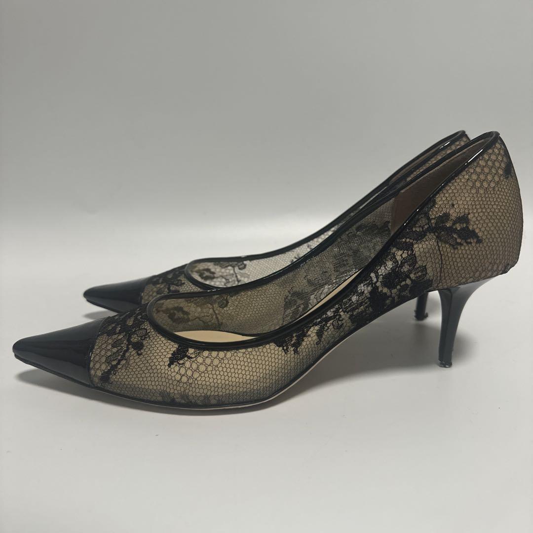 JIMMY CHOO シルバー レース ハイヒール JIMMY CHOO[ ジミーチュウ ] -ROMY LACE- | Micie.MIA
