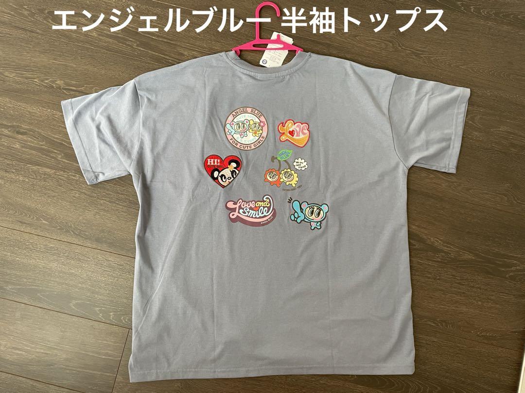ANGEL BLUE エンジェルブルー 半袖Tシャツ ライトピンク L