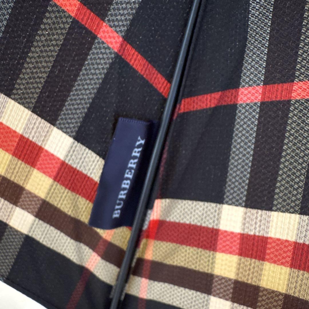 新品 BURBERRY チェック柄 長傘 BURBERRY 赤 チェック柄 長傘 - メルカリ