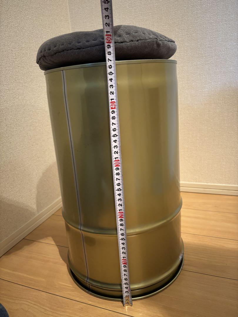 ハンドメイド ドラム缶 椅子 チェア 腰掛け 中古