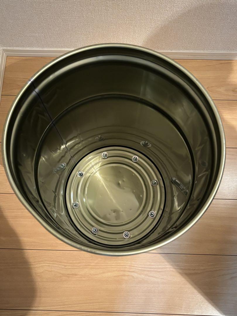 ハンドメイド ドラム缶 椅子 チェア 腰掛け 中古