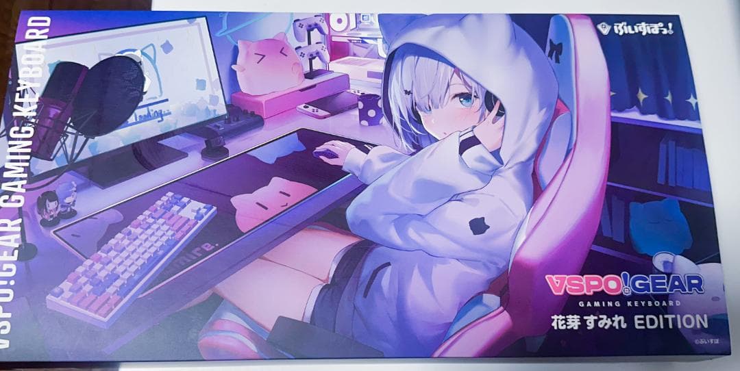 VSPO! GEAR ゲーミングキーボード 花芽すみれ ぶいすぽっ