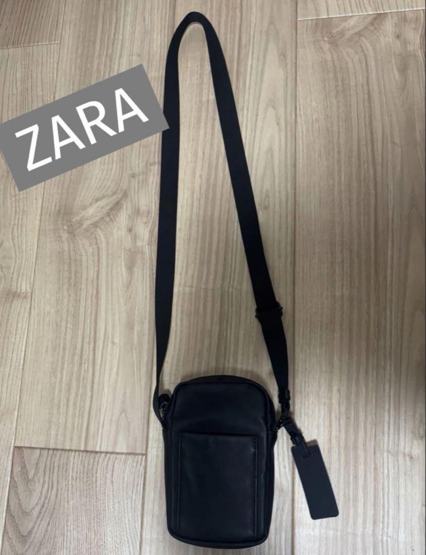 ZARA ブラック ショルダーバッグ