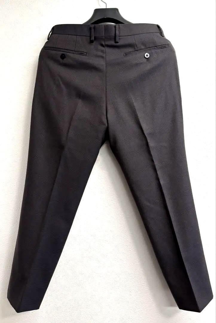 (超美品)ユナイテッドアローズ ウールスーツ ブラウン46 ¥79,200