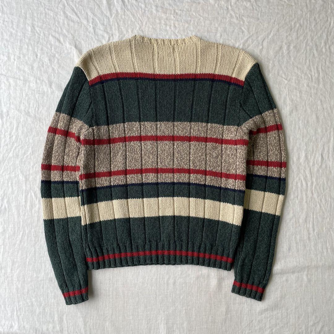 POLO by Ralph Lauren マルチボーダー セーター XL