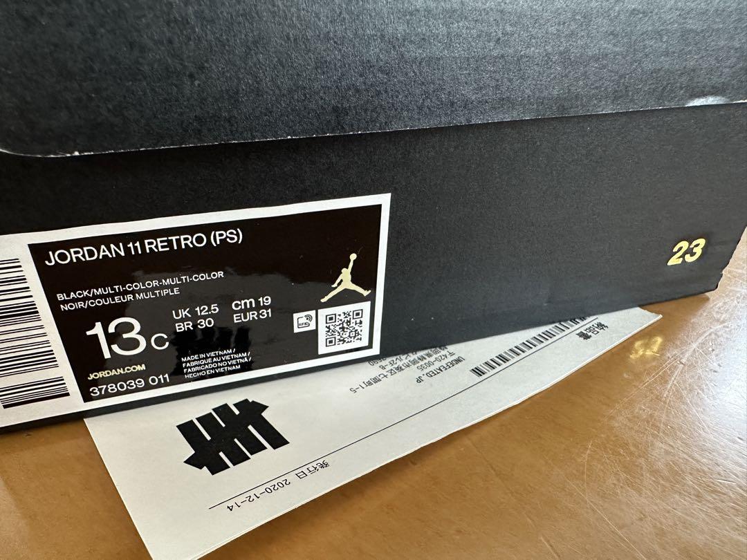 美品 NIKE AIR JORDAN 11 ナイキ キッズ ジョーダン イレブン