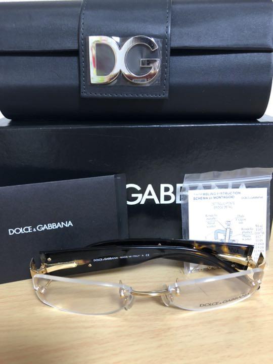 ドルチェ&ガッバーナ メガネ 新品　正規品　度無し