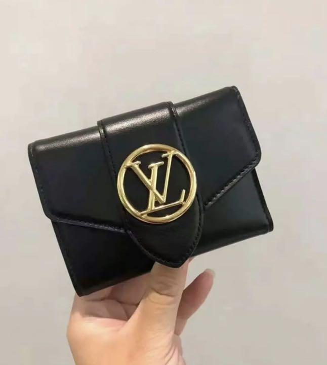 ルイヴィトン ポルトフォイユ LV ポンヌフコンパクト 三つ折り財布