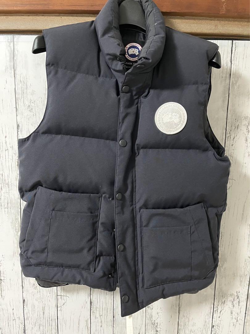 CANADA GOOSE ダウンベスト ホワイトディスク
