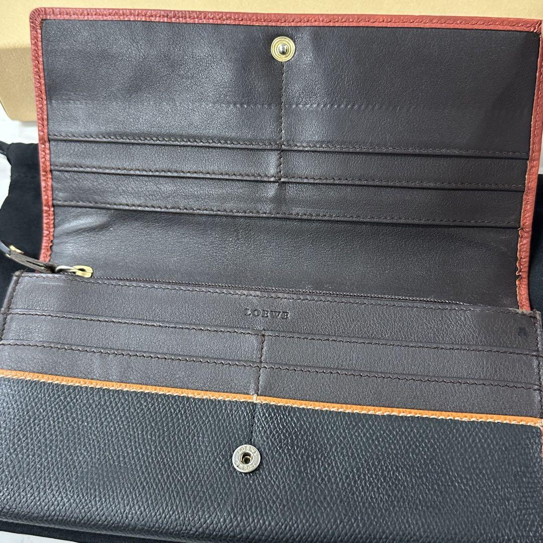 新品同様‼️ ロエベ　LOEWE 財布　二つ折り　長財布　アナグラム