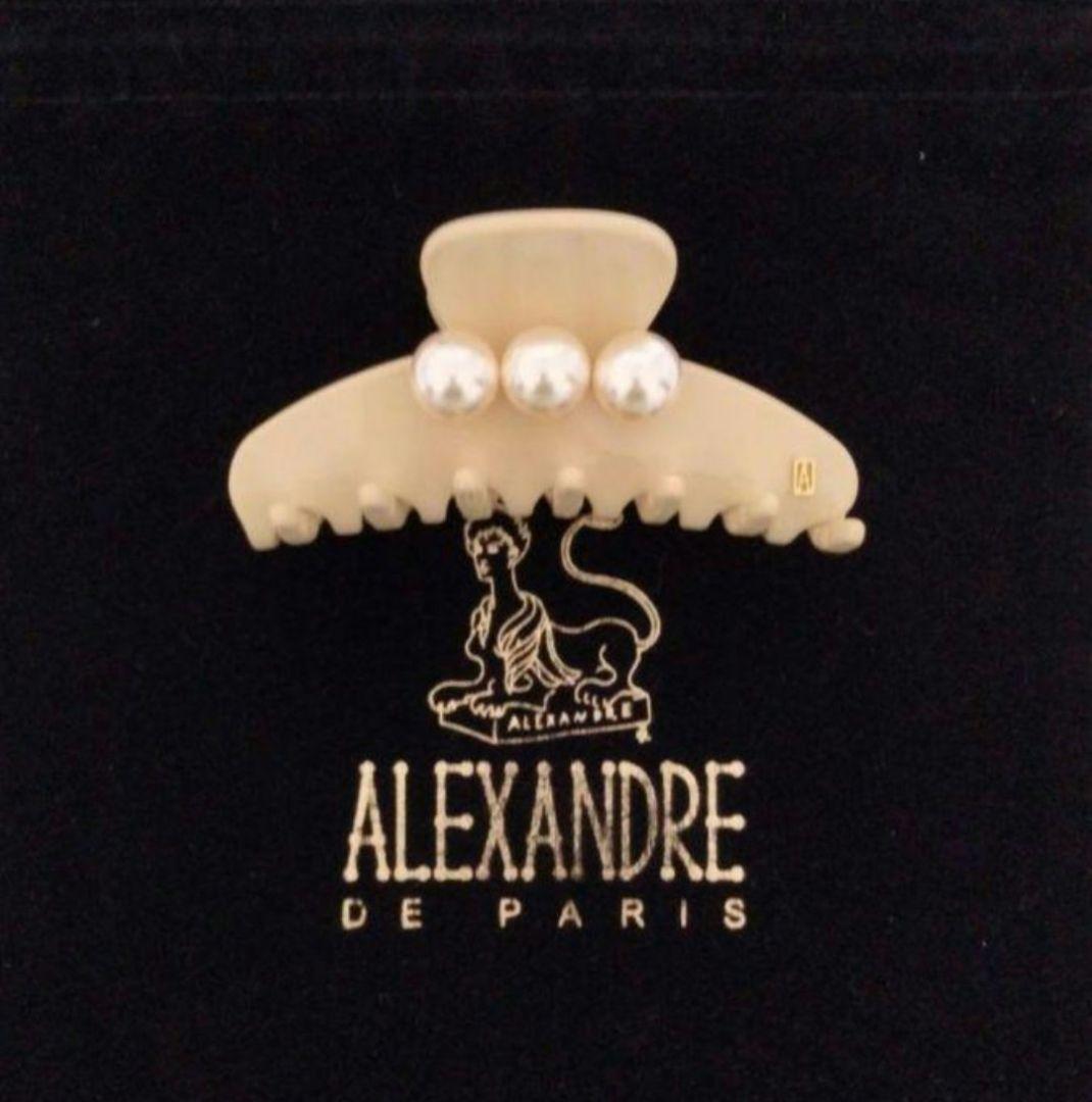 新品☆アレクサンドル ドゥ パリ M クリップ パール アレクサンドル