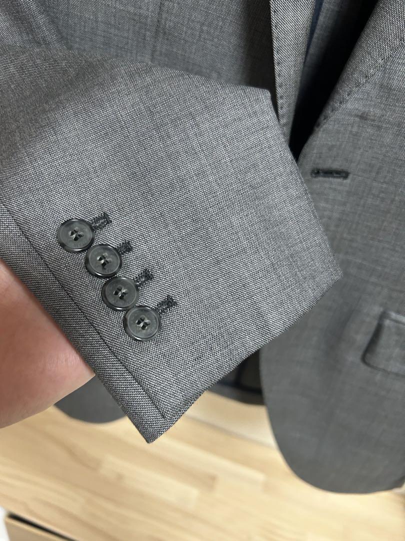 HACKETT グレー 無地　スーツ