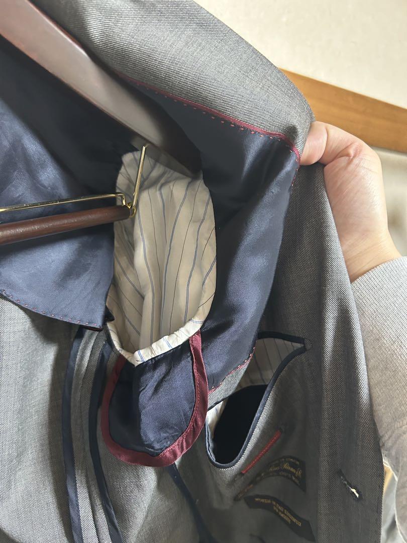 HACKETT グレー 無地　スーツ