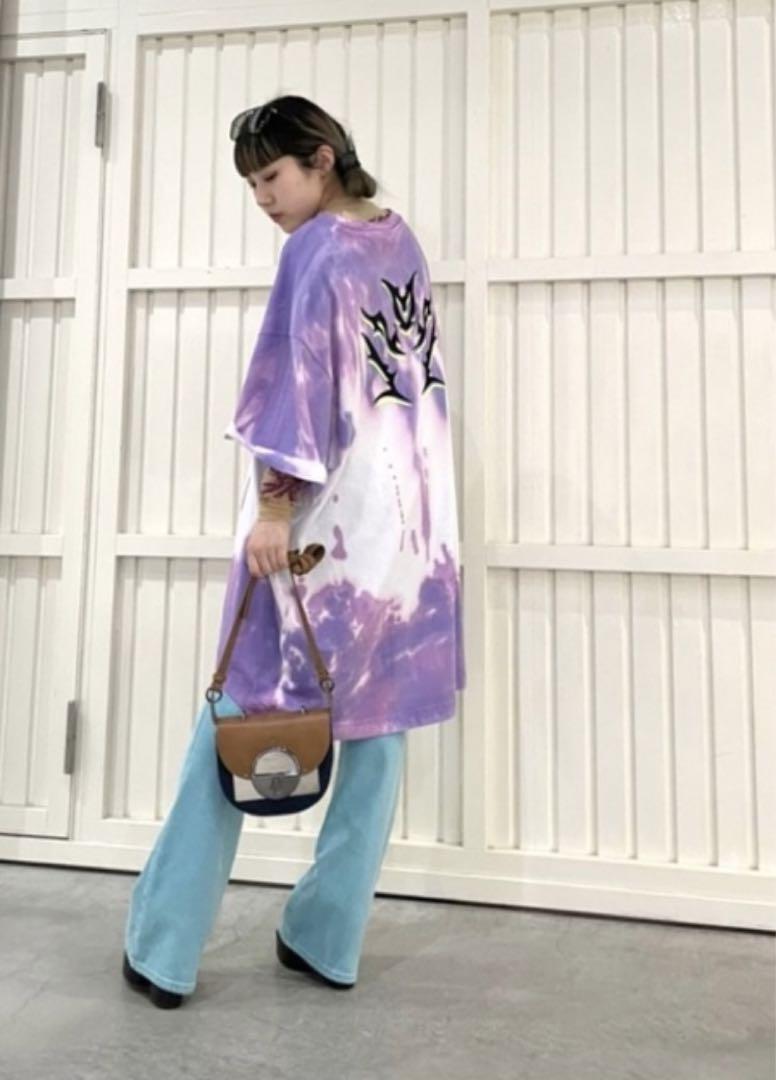 DIESEL ワンピース ドレス Tシャツ タイダイ ルーズ ピンク レア