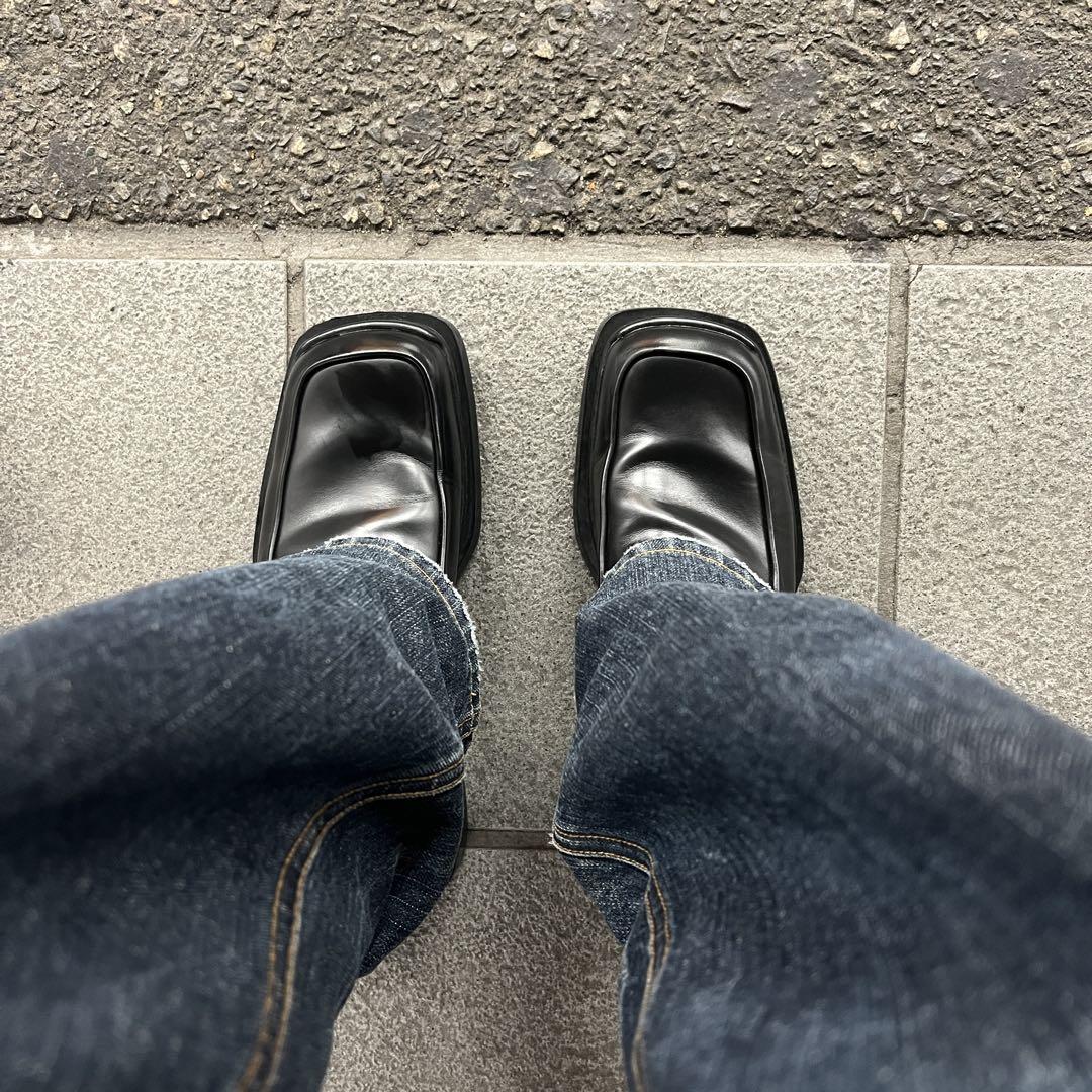 leather loafers