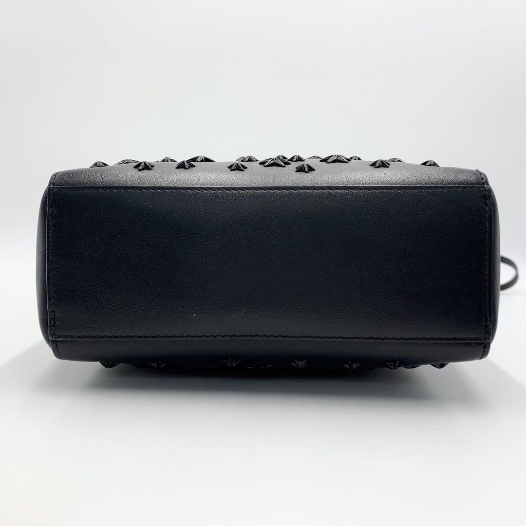 【美品】JIMMY CHOO ショルダーバッグ ハンドバッグ スタッズ