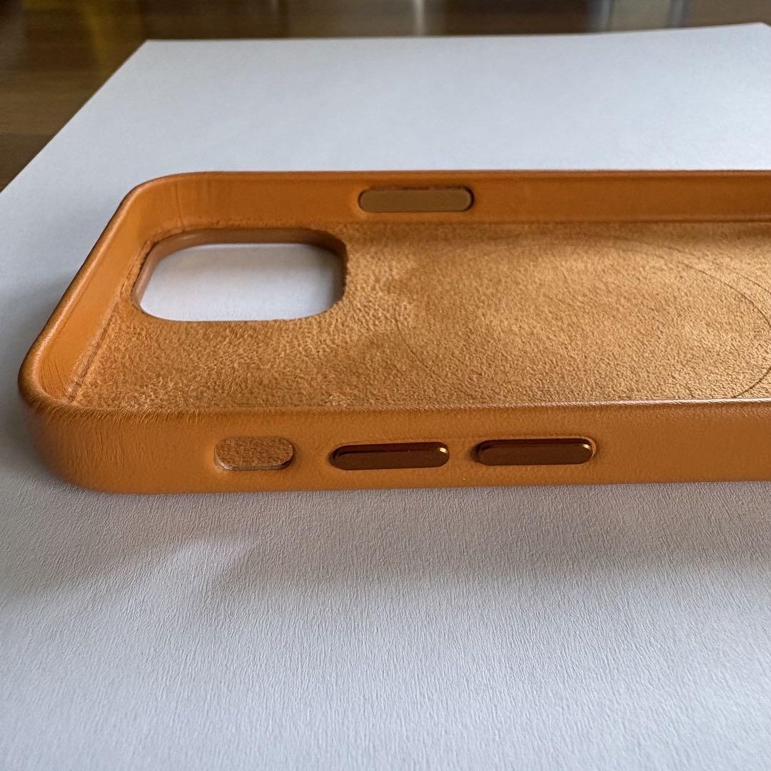 iPhone 13 mini 純正レザーケース ゴールデンブラウン 未使用