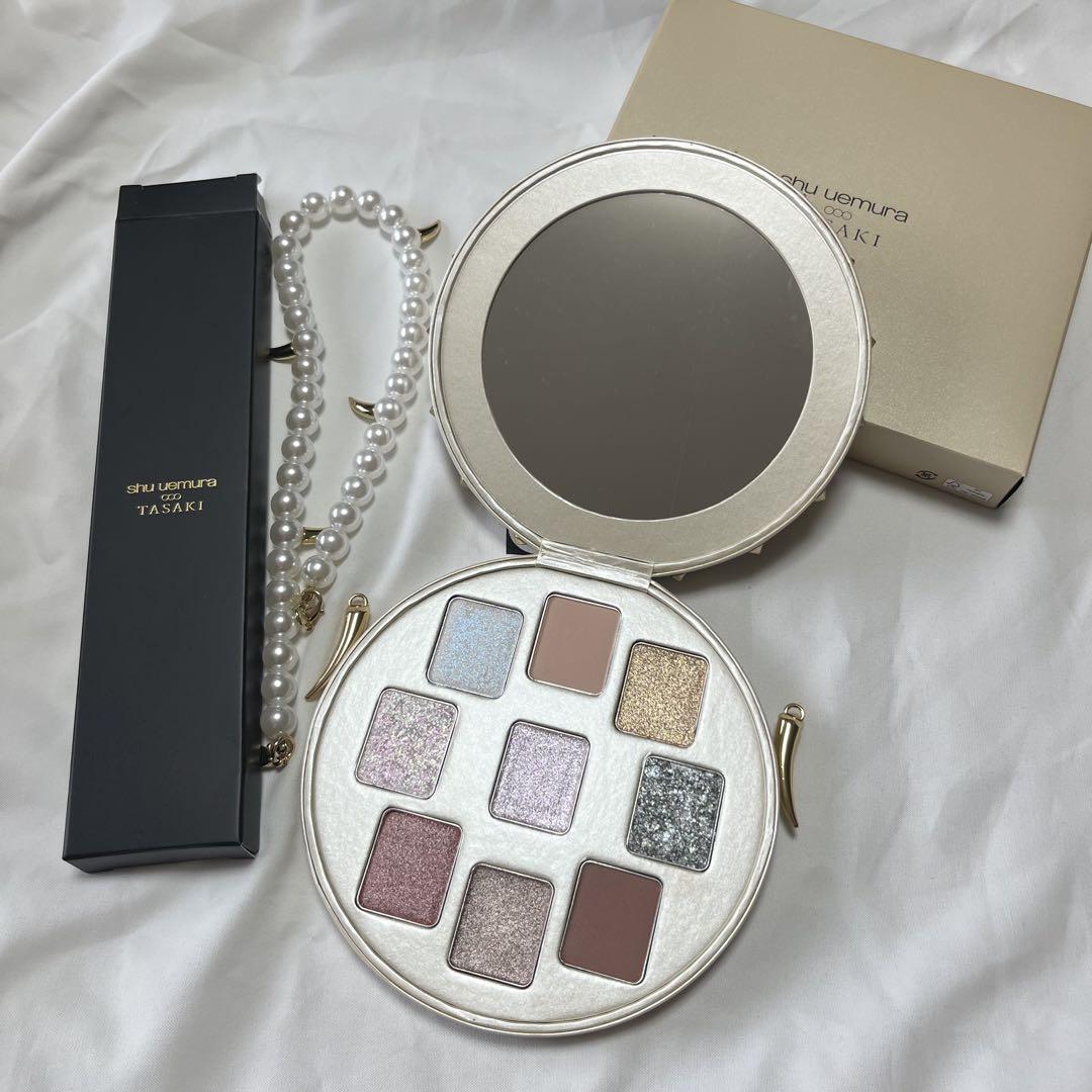 【新品】shu uemura TASAKI アイシャドウパレット 2024年冬新作アイシャドウパレット】パール レベル クラッチ