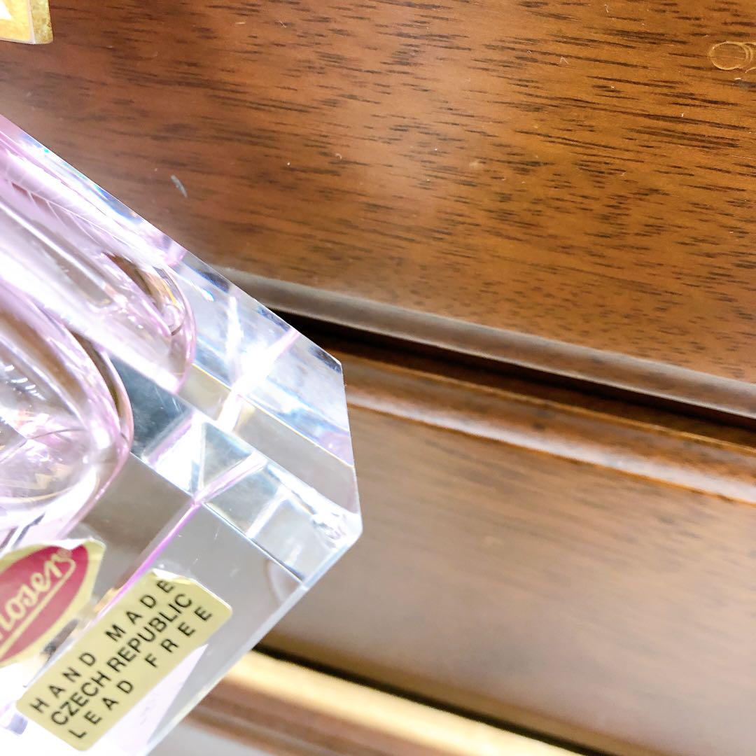 moser 花瓶　フラワーベース　ピンク