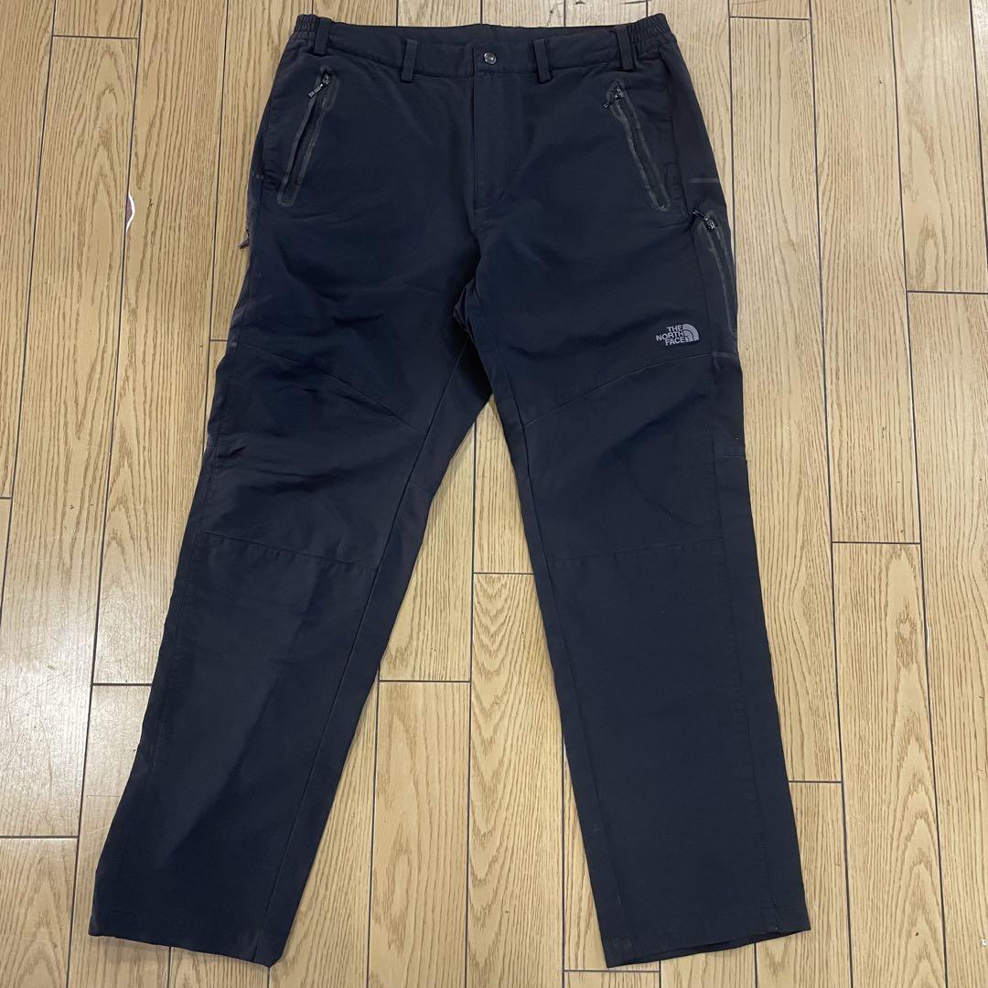 THE NORTH FACE ナイロンパンツ 古着 黒 XXLサイズ