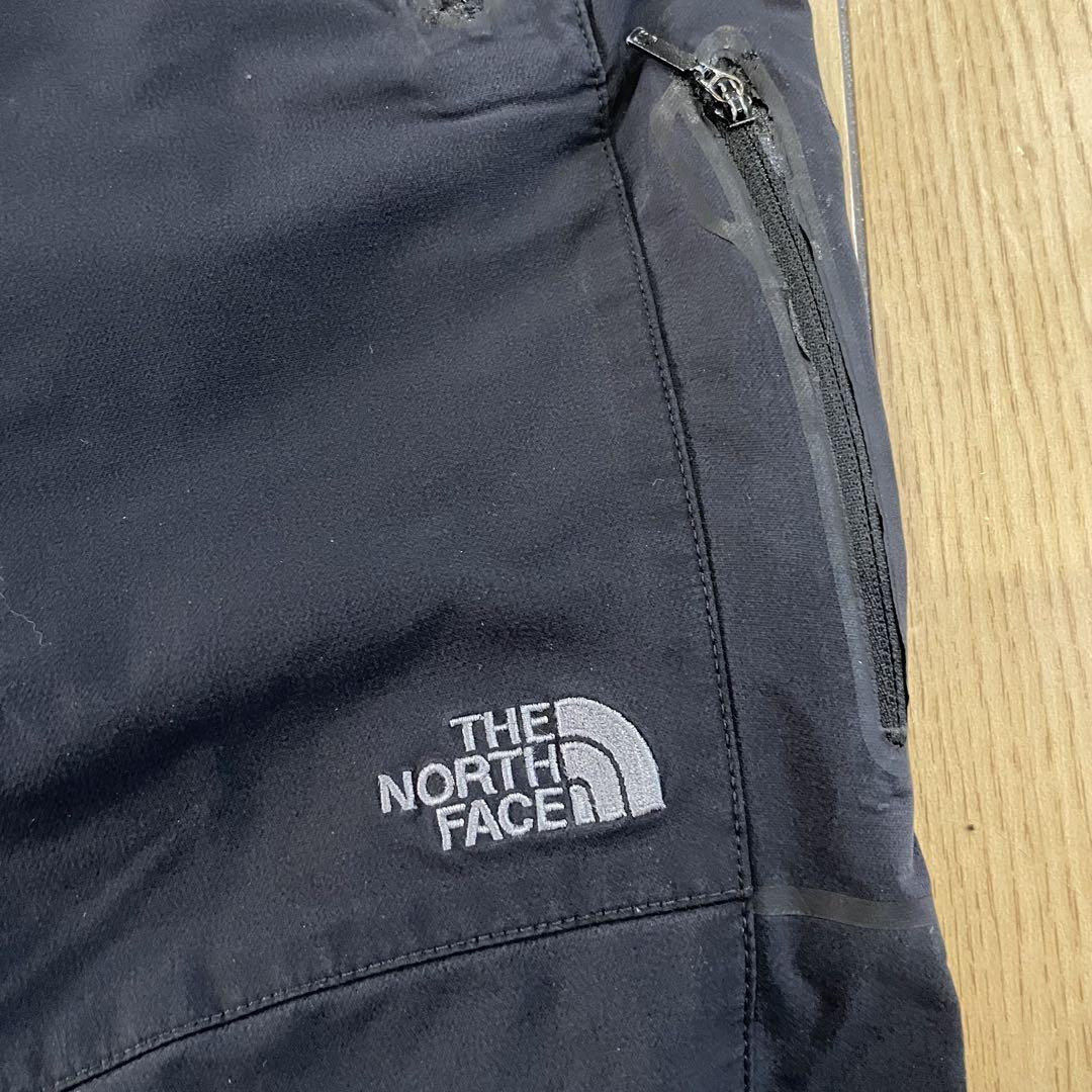 THE NORTH FACE ナイロンパンツ 古着 黒 XXLサイズ
