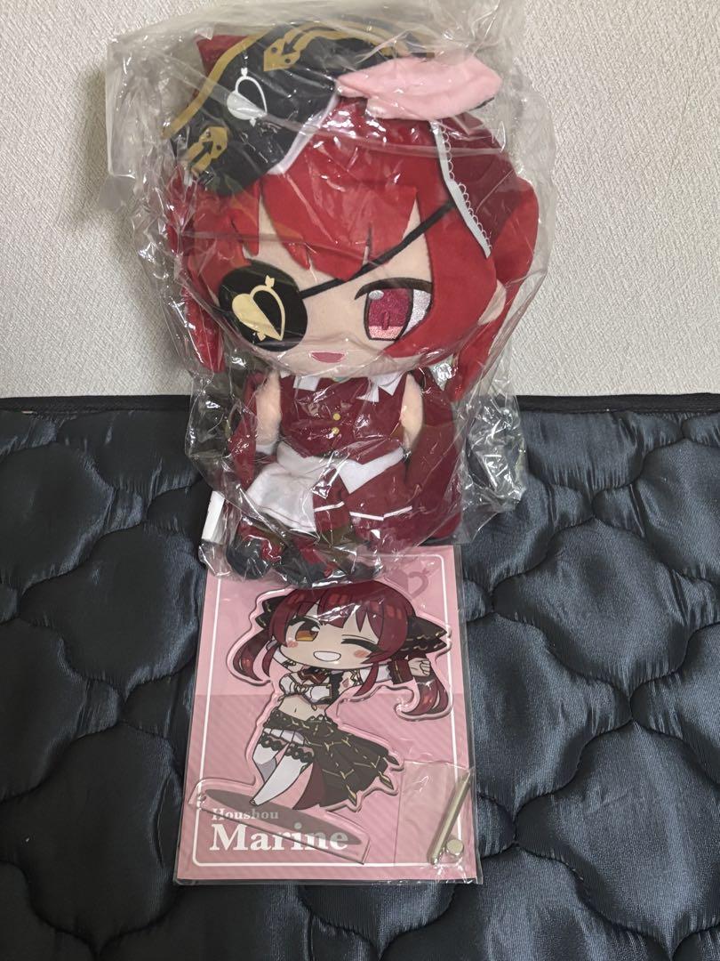 【新品、未開封】宝鐘マリン ぬいぐるみ ホロライブ + BIGアクリルスタンド