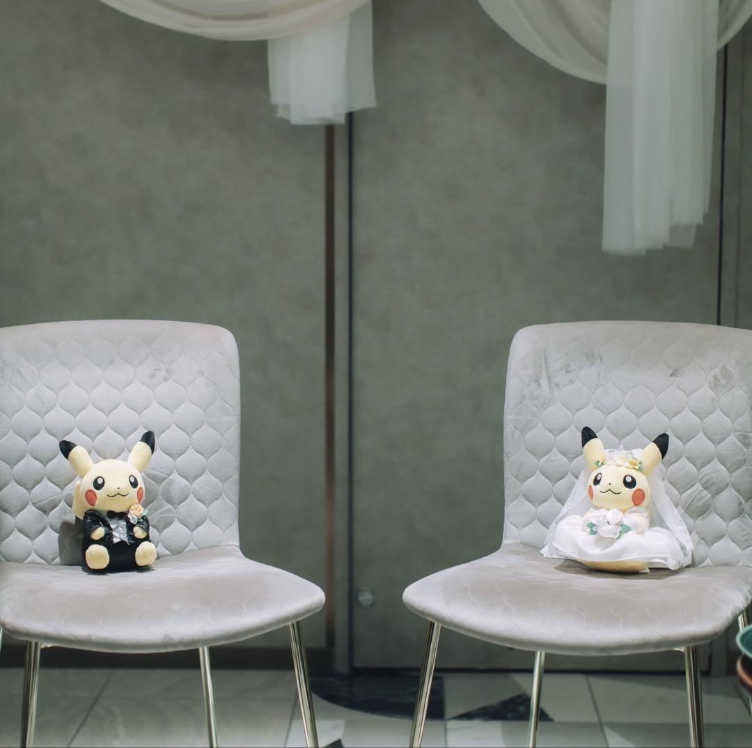 ポケモンセンター限定　ピカチュウ　ウェディングぬいぐるみ　　4種セット
