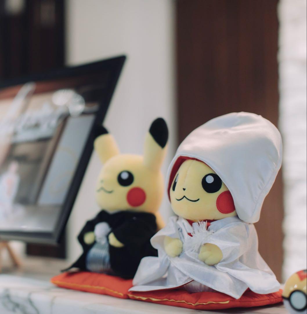 ポケモンセンター限定　ピカチュウ　ウェディングぬいぐるみ　　4種セット