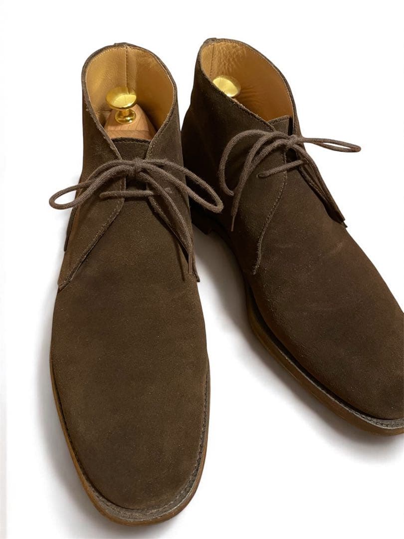 CROCKETT JONES CHERTSEY スエード チャッカブーツ6E25cm CROCKETT JONES