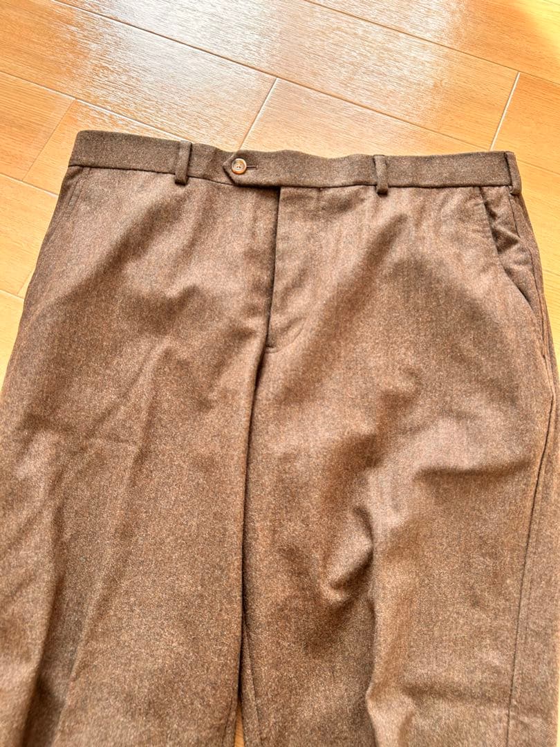 ブルックスブラザーズ イタリア製カノニコ ウールフランネル W36XL LL Brooks Brothers