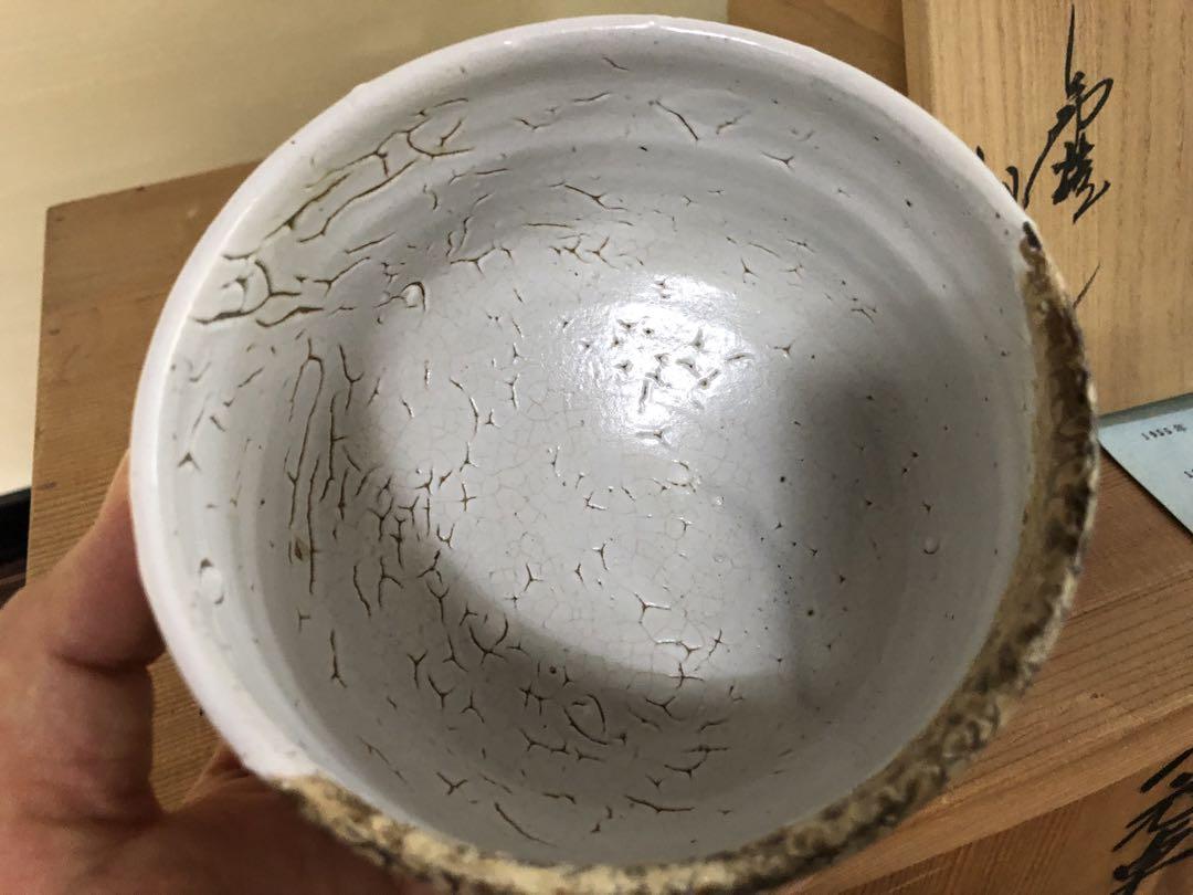 李朝　抹茶碗　鮫肌　大碗　茶道具　アンティーク抹茶碗　蔵出し　在銘　１客 李朝 抹茶碗 鮫肌 大碗 茶道具 アンティーク抹茶碗 蔵出し 在銘 1客