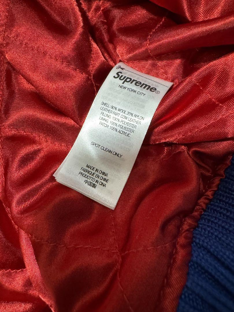 美品 Supreme Tiger Varsity Jacket スタジャン S