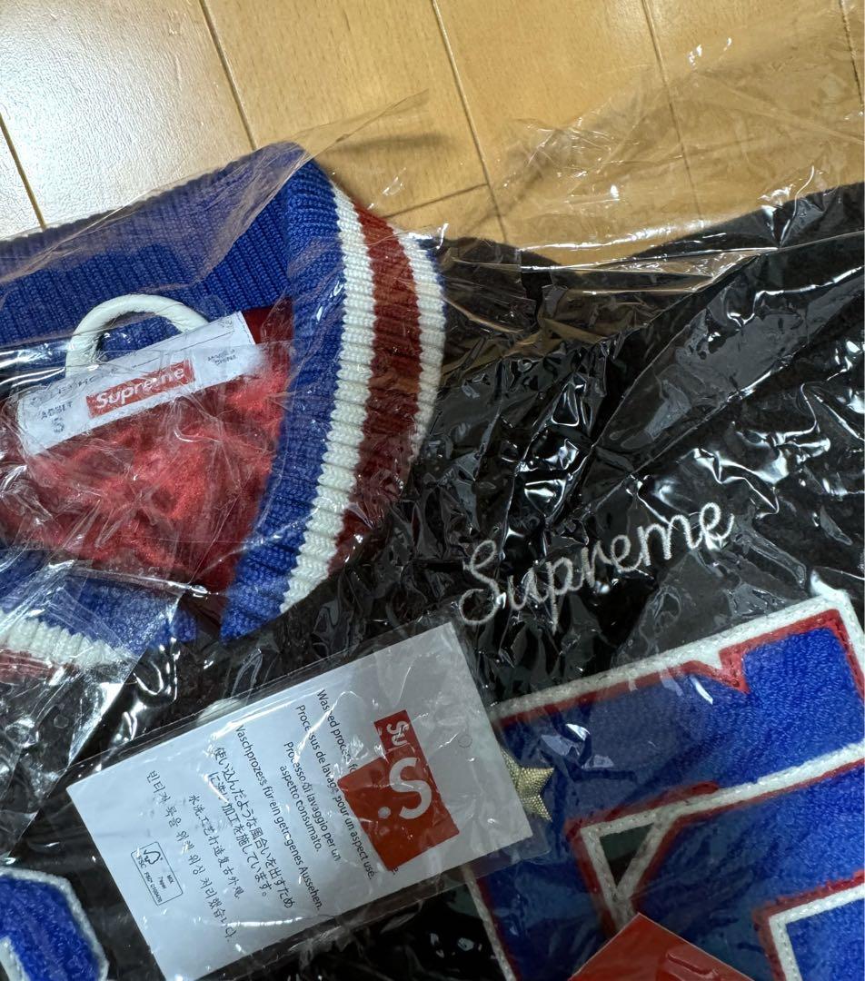 美品 Supreme Tiger Varsity Jacket スタジャン S