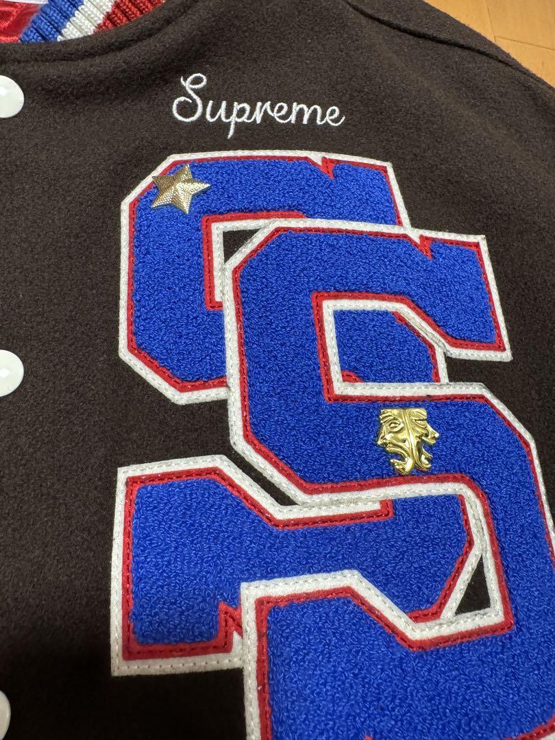 美品 Supreme Tiger Varsity Jacket スタジャン S
