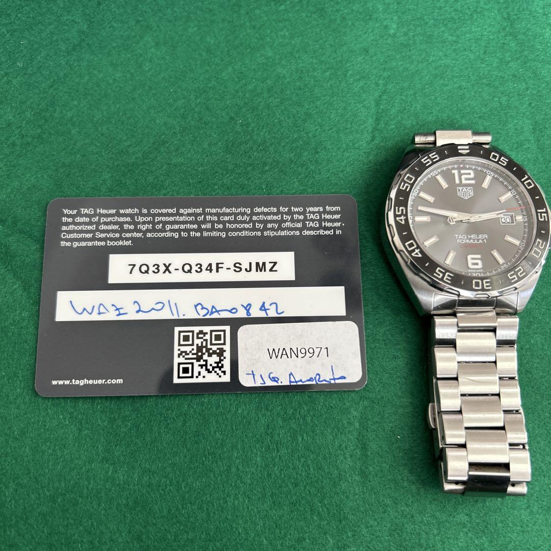 TAG Heuer Formula 1 キャリバー5 時計 美品