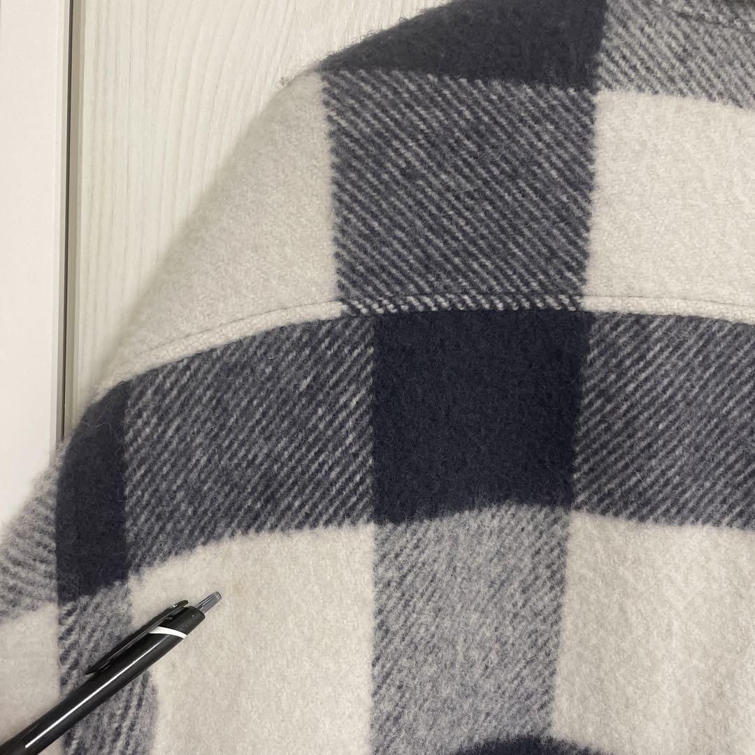 H beauty&youth FLUFFY CHECK BIG CPO Mサイズ H beauty&youth FLUFFY CHECK BIG CPO Mサイズ（19AW⁄FLUFFY