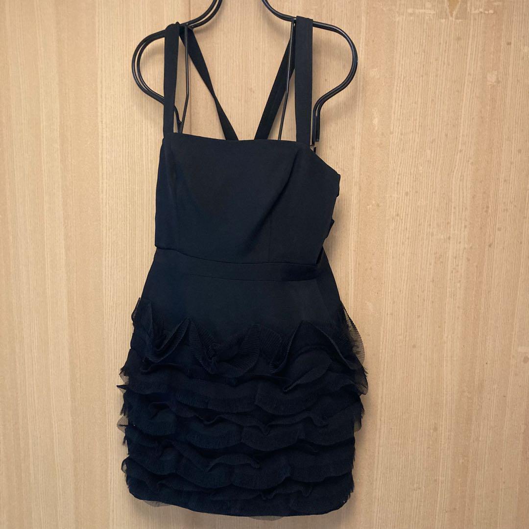 BCBGMAXAZRIA ビーシービージーマックスアズリア ワンピース ビーシービージーマックスアズリア/ワンピース/白×黒/サイズ：XS