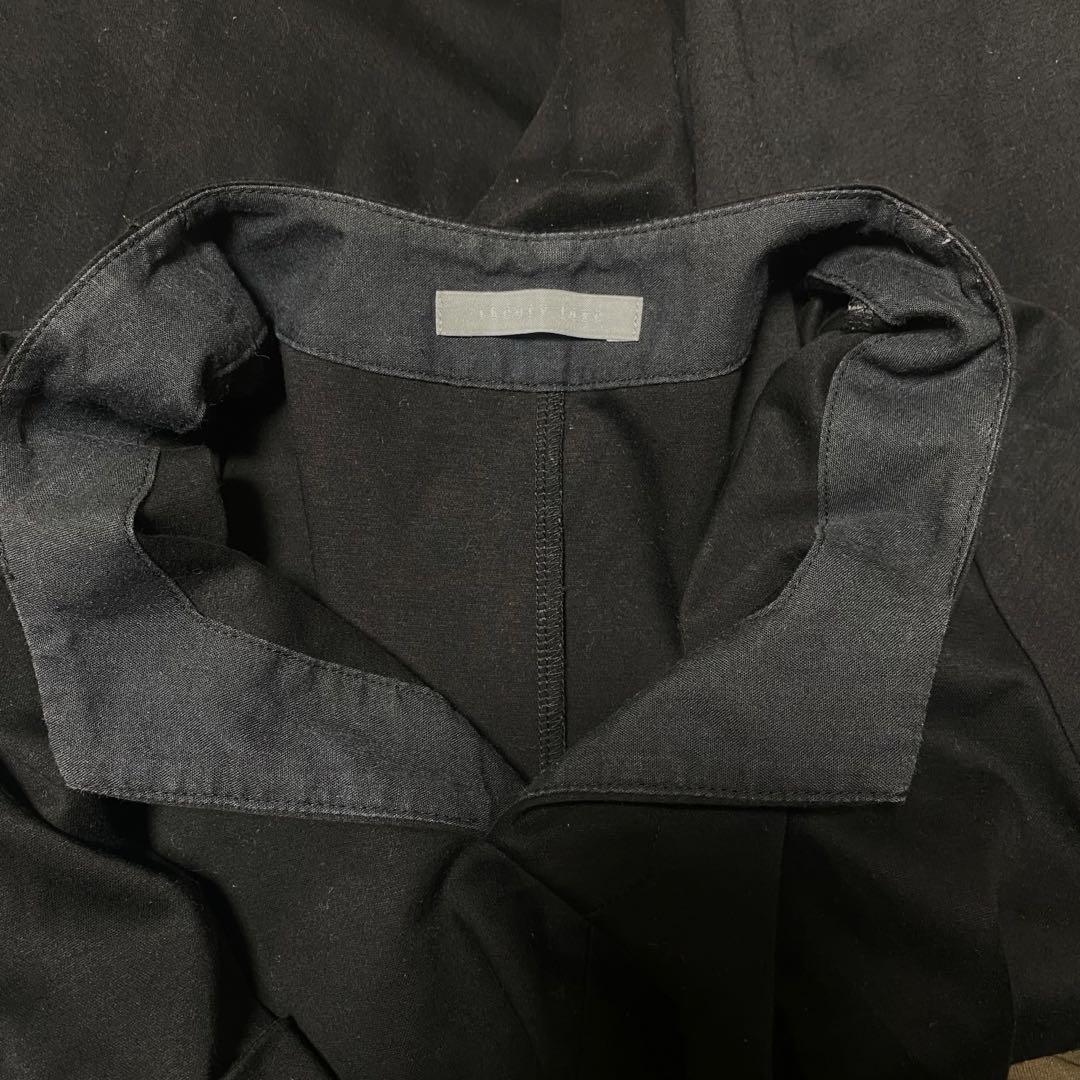 セオリーリュクス　キーネック　半袖Tシャツ　黒　ブラック　フレア　カットソー