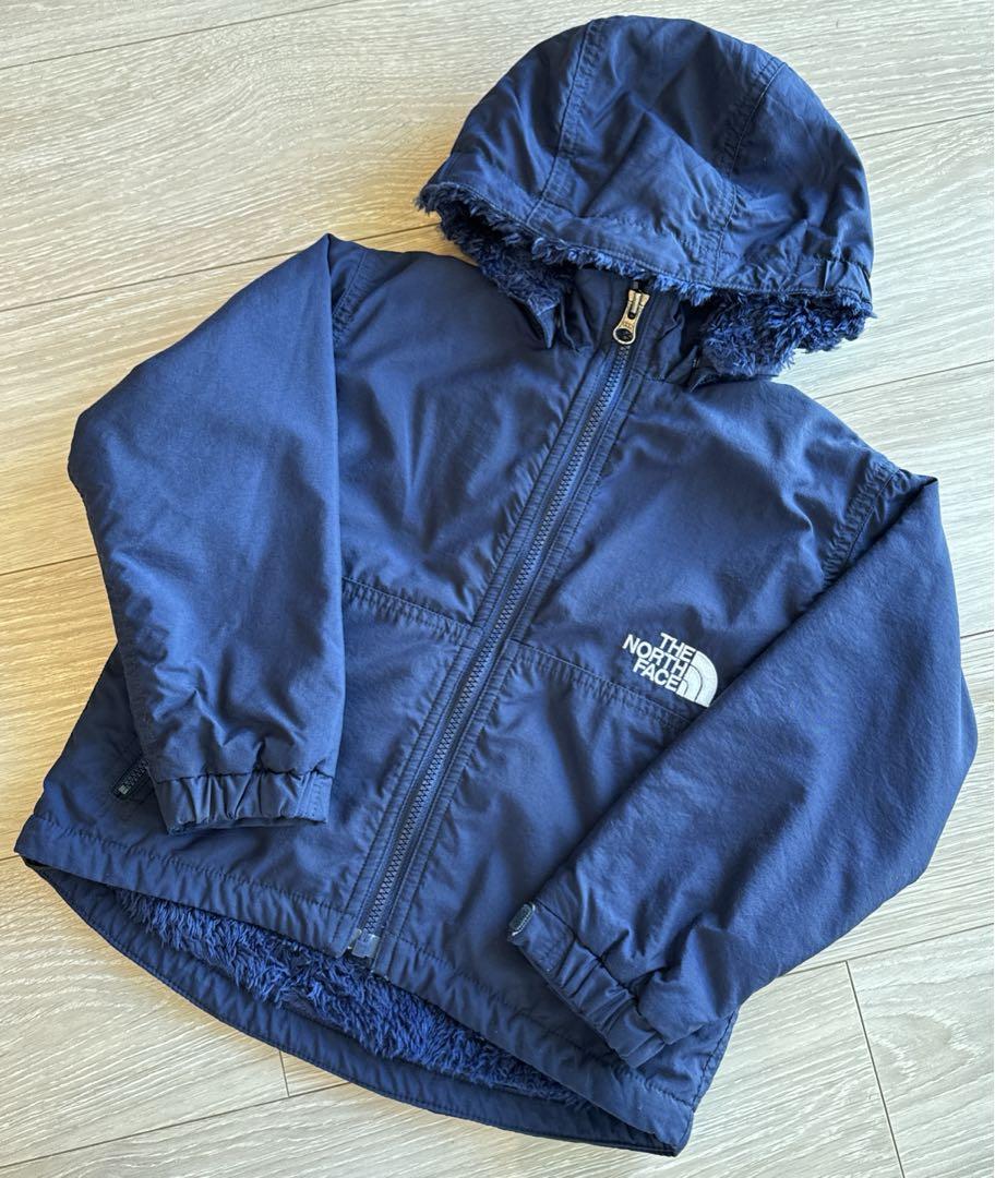 ノースフェイス　コンパクトノマドジャケット　キッズ　ネイビー