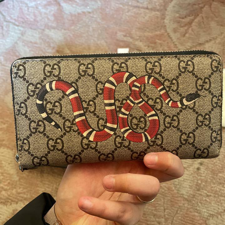 30%OFF GUCCI スネーク RQsiM-m98702655395 長財布 セール新品