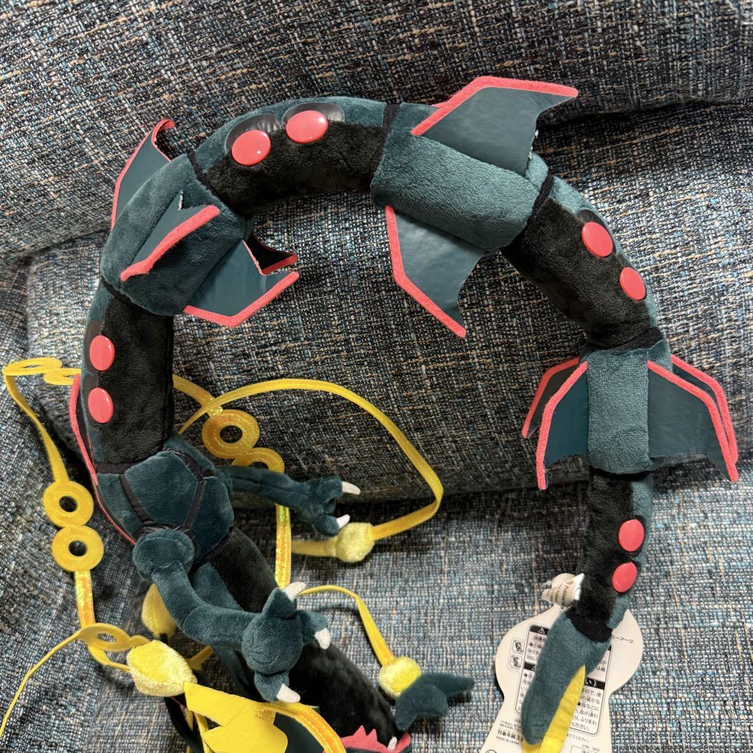 【タグ付き美品】メガレックウザ ぬいぐるみ ポケモンセンター製