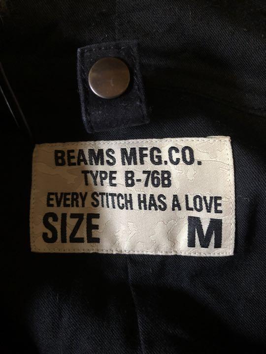 BEAMS  モッズコート　ブラック