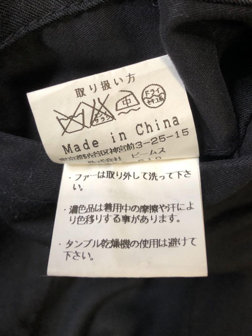BEAMS  モッズコート　ブラック