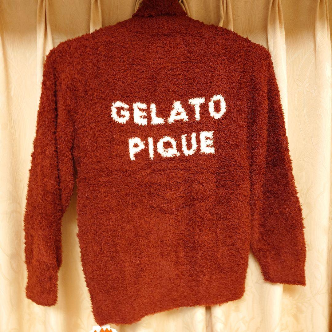 GELATO PIQUE 赤 カーディガン Fサイズ - トップスブランド
