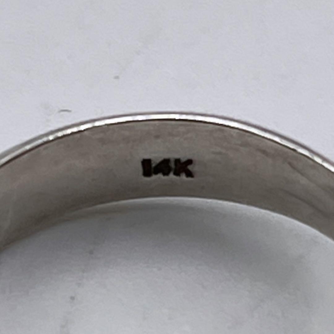 TIFFANY ティファニーサファイアリング シルバー K14 コンビ 9.5号