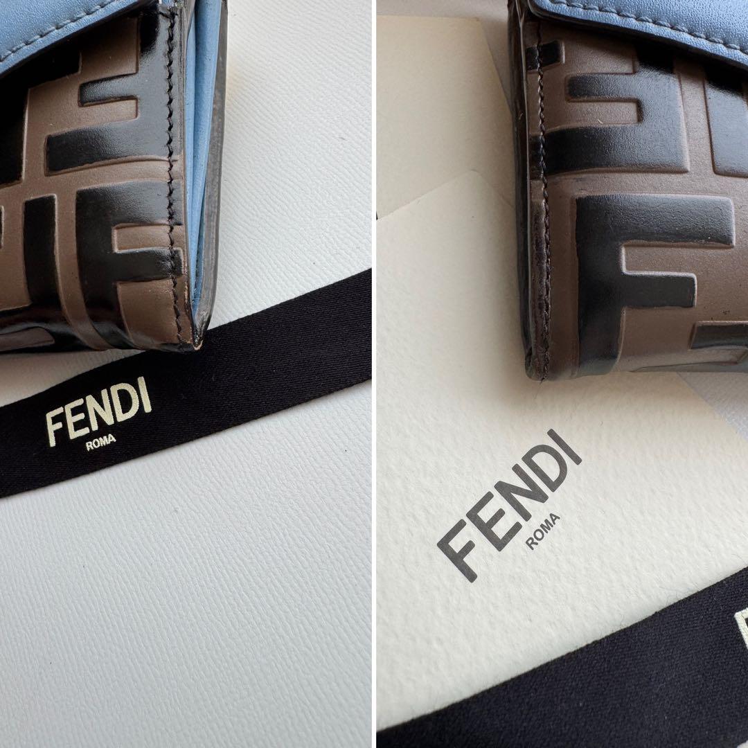 【美品】 792 FENDI フェンディ 2つ折り長財布