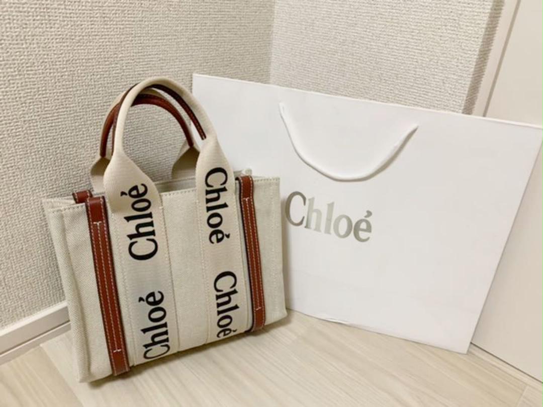 クロエ Chloe woody トートバッグ スモール