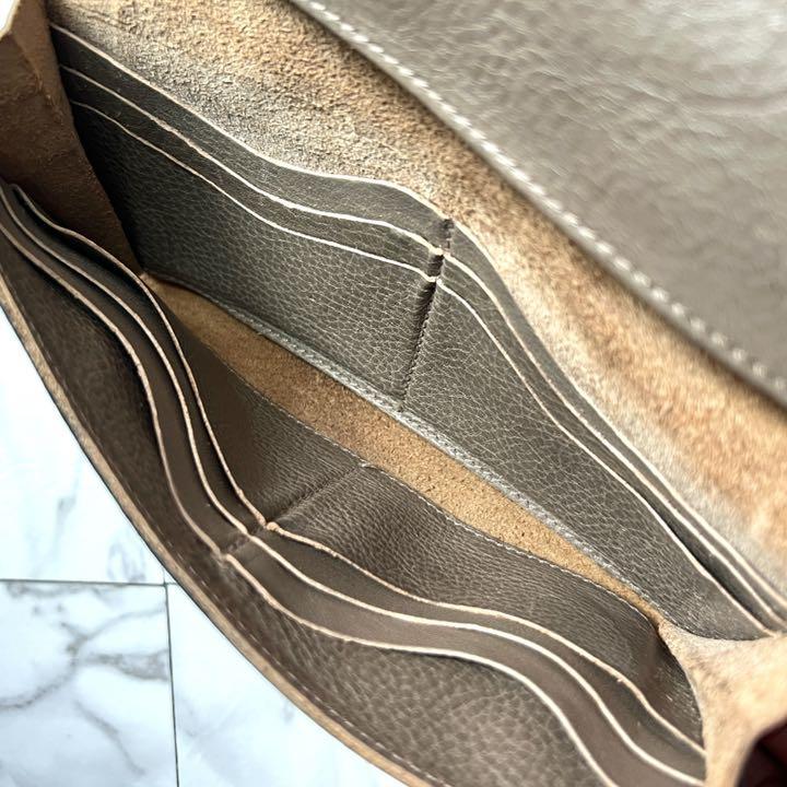 特価大特価 極レア デザイン ILBISONTE Wフラップ 長財布 レザー バイカラー 5FJRp-m98714413573 安い品質保証