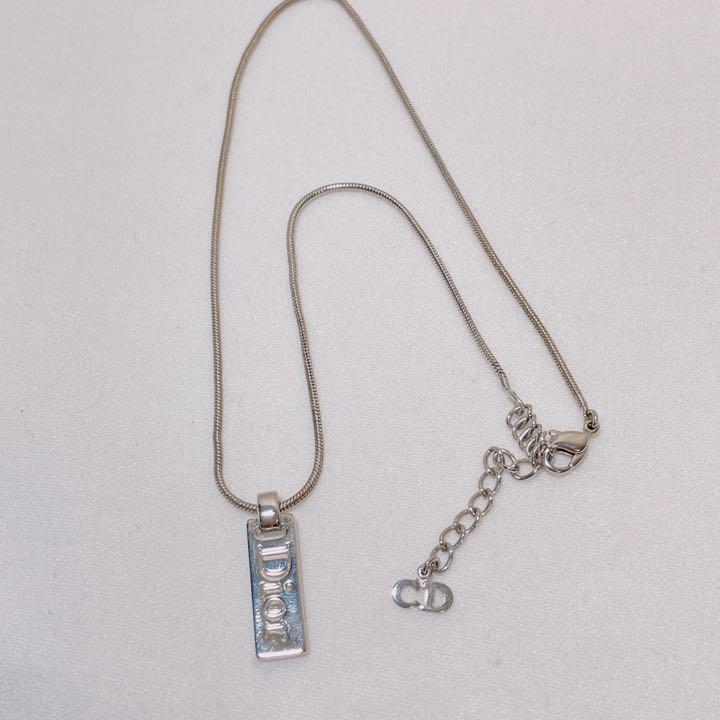 レディース Christian シルバー ロゴ ネックレス 0aqrt-m98716624143 Dior クリスチャンディオール レディース
